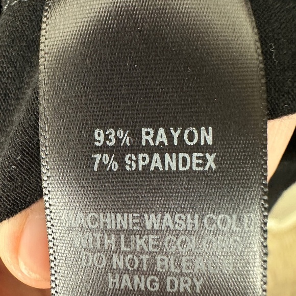 Lulu’s Stretch Body Con Dress 3/4 Sleeve Womens Size Medium Black Stretch Long - Picture 4 of 4